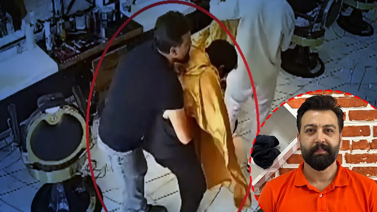 Nevşehir'de tıraş olurken ölümden döndü: Kuaförün saniyeler içindeki hamlesi hayat kurtardı! O anlar kamerada