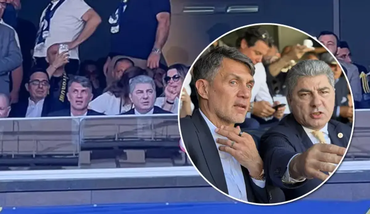 Fenerbahçe'de Maldini yine Hakan Safi'yi yalnız bırakmadı! Locasında yerini aldı