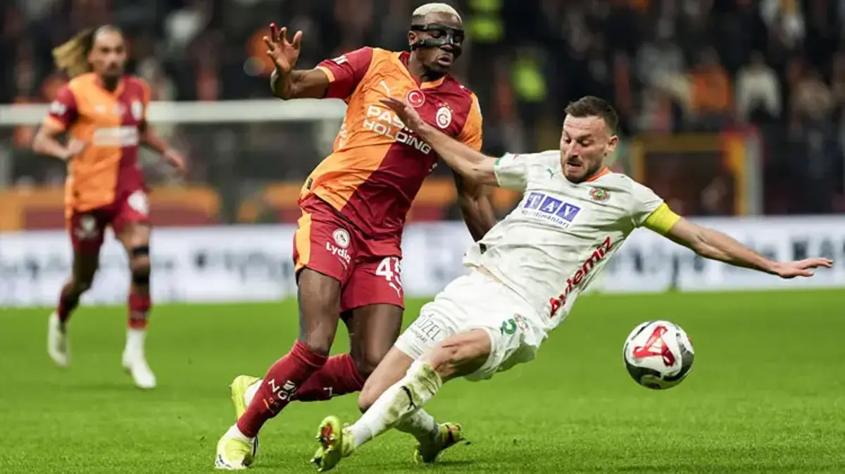Galatasaray, Corendon Alanyaspor karşısında hata yapmadı, 3 puan 3 golle geldi