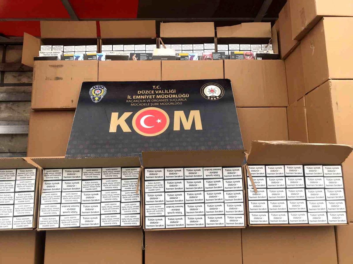 Düzce'de kaçakçılara göz açtırılmıyor