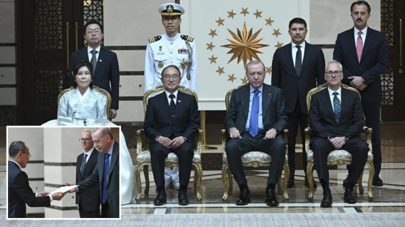 Cumhurbaşkanı Erdoğan büyükelçilerin güven mektuplarını kabul etti