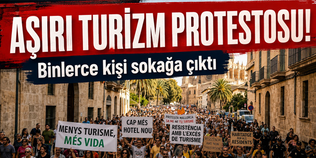 Aşırı turizmi protesto için binlerce kişi sokaklara çıktı!