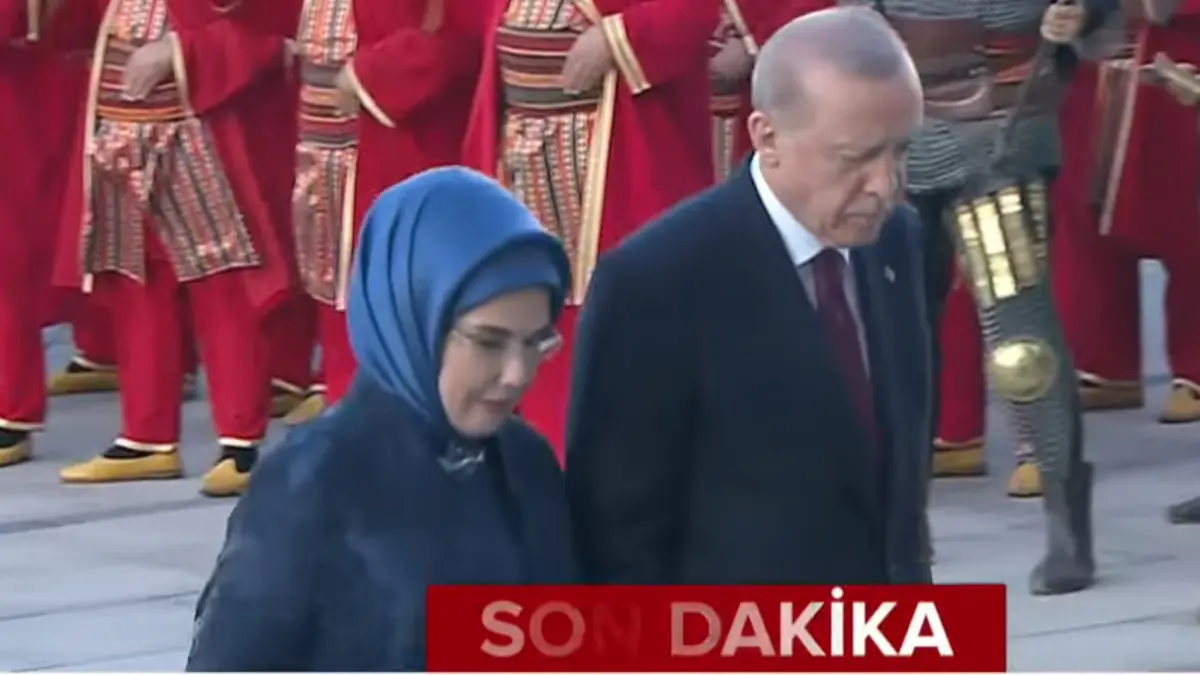 Külliye'de NATO resepsiyonu! Cumhurbaşkanı Erdoğan, liderler ve eşlerini karşılıyor