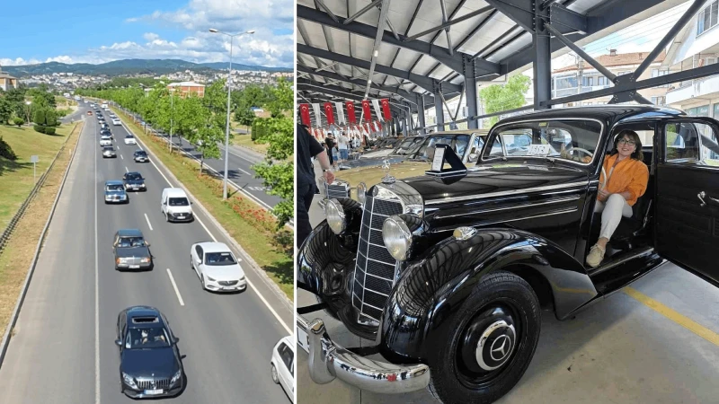Nostalji otomobil tutkunları Düzce’de buluştu