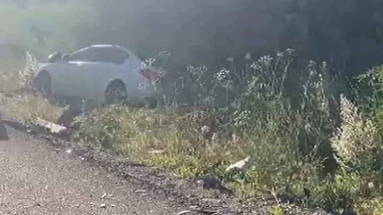 Nevşehir'de park halindeki otomobile çarpan araçta 1 ölü, 1 yaralı: O anlar kamerada