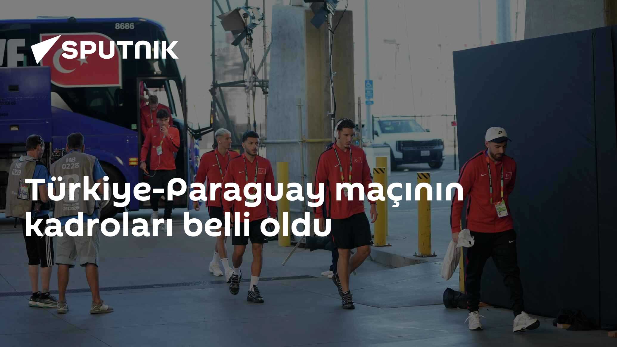 Türkiye-Paraguay maçının kadroları belli oldu