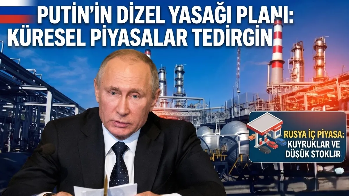 Rusya'dan dizel ihracatına tam yasak sinyali: Enerji piyasaları tedirgin