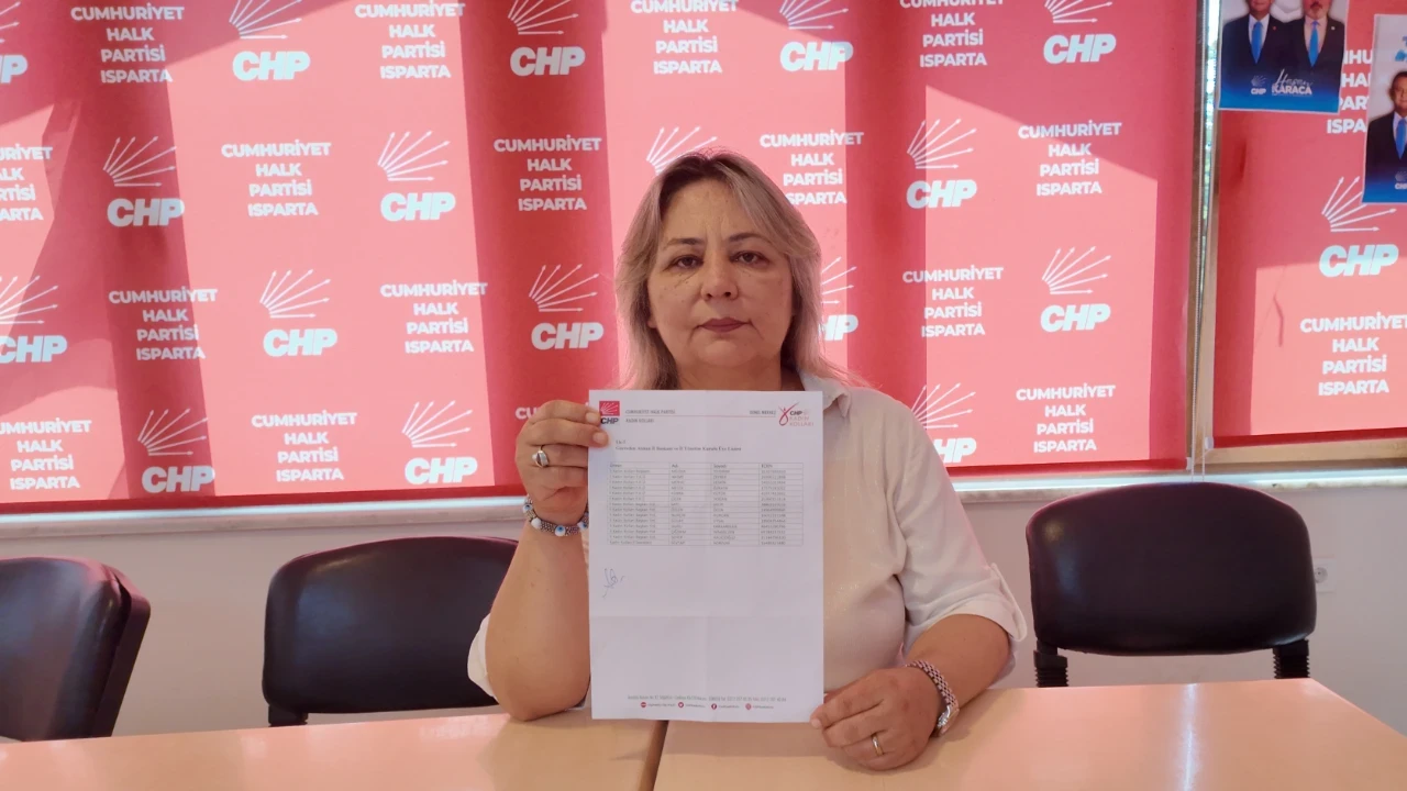CHP'li kadın kolları başkanı: Görevde olmayanı görevden aldılar