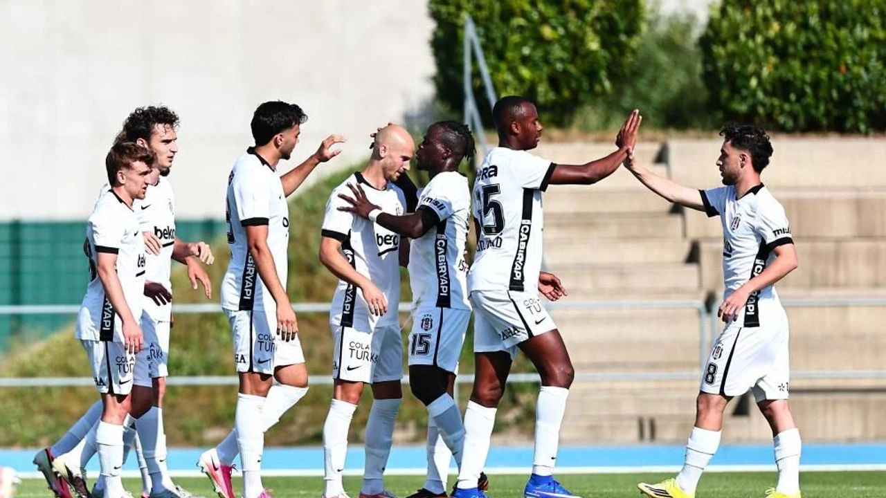 Beşiktaş, Slovakya kampındaki ilk maçını kazandı: 2-1
