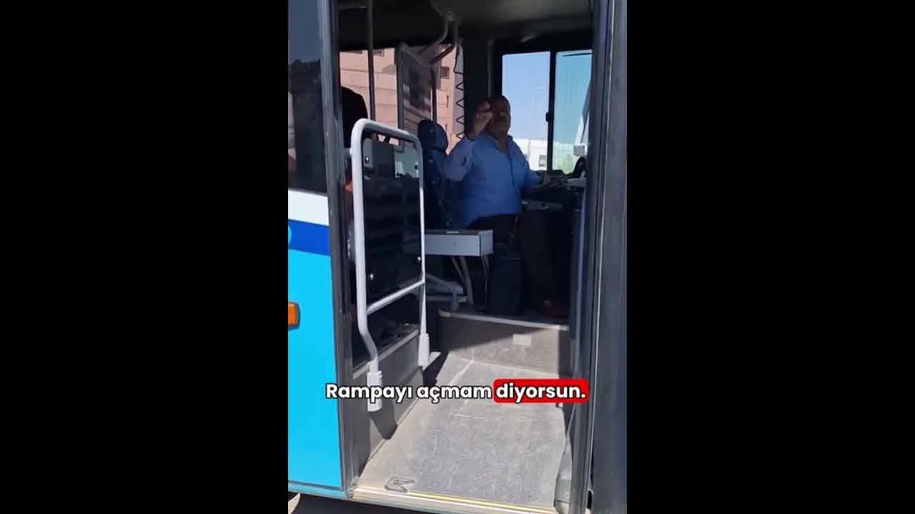 Vicdanlar buz tuttu! Hatay'da özel gereksinimli vatandaşa otobüste büyük saygısızlık!