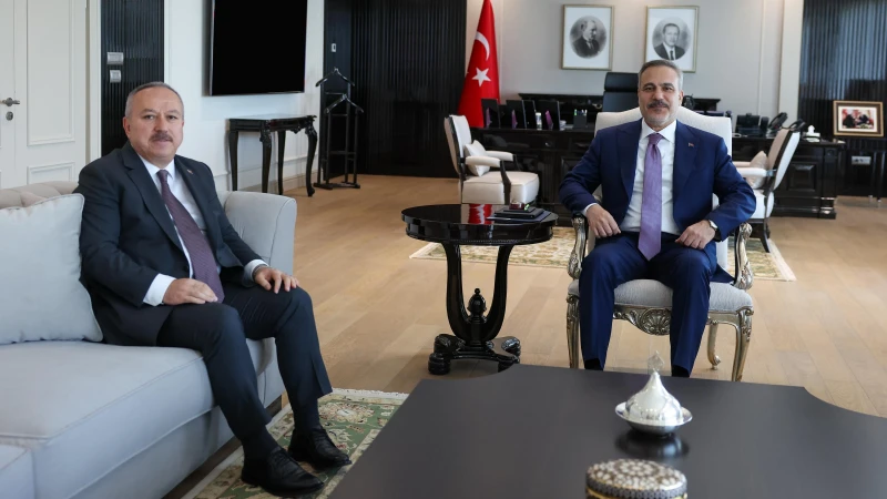 Bakan Fidan Emniyet Genel Müdürü Fidan'ı kabul etti