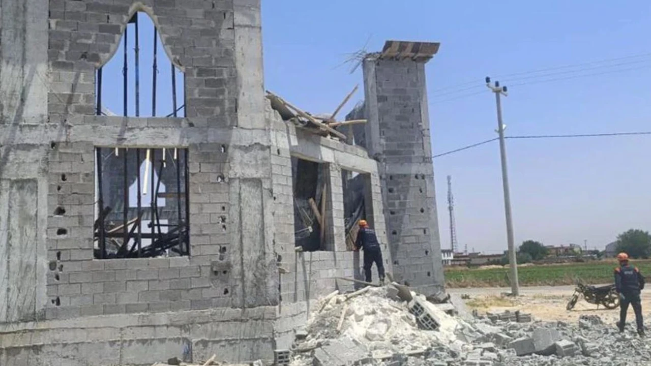 Şanlıurfa’da cami inşaatında göçük; 3 işçi yaralı