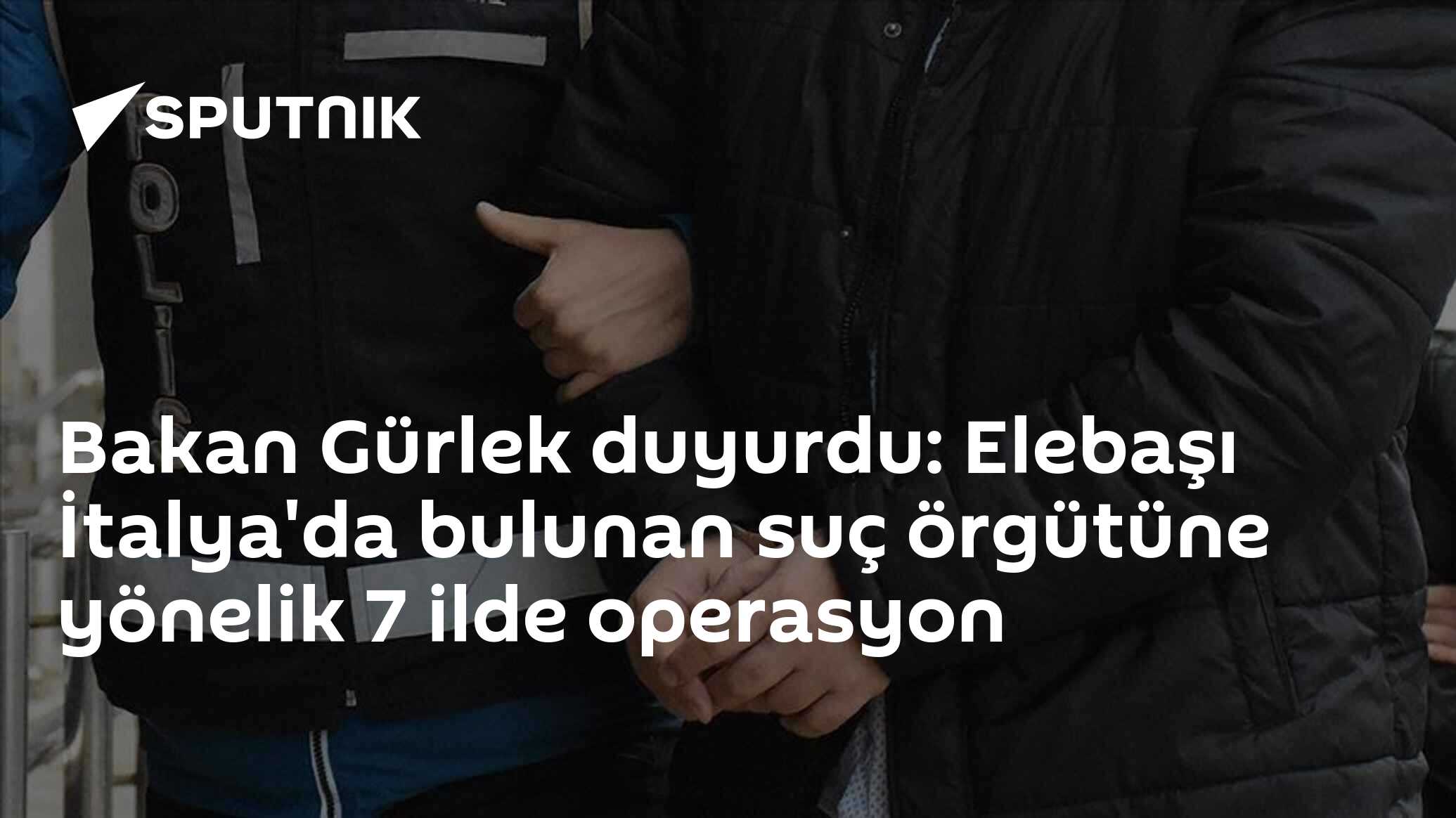 Bakan Gürlek duyurdu: Elebaşı İtalya'da bulunan suç örgütüne yönelik 7 ilde operasyon