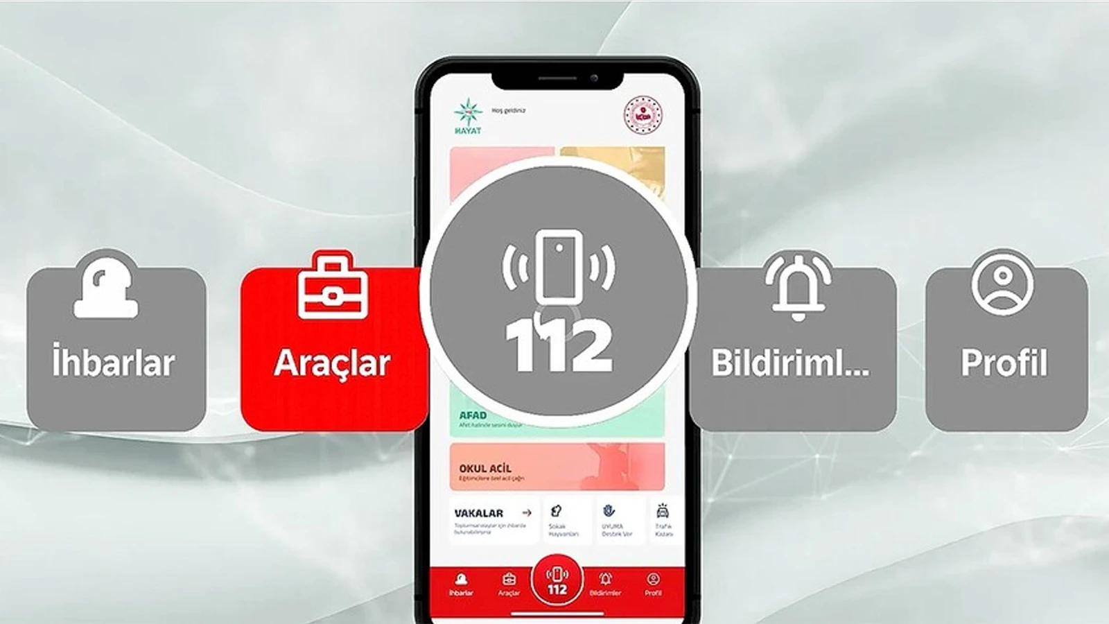 HAYAT 112 Acil Mobil Uygulaması 600 bin kez indirildi