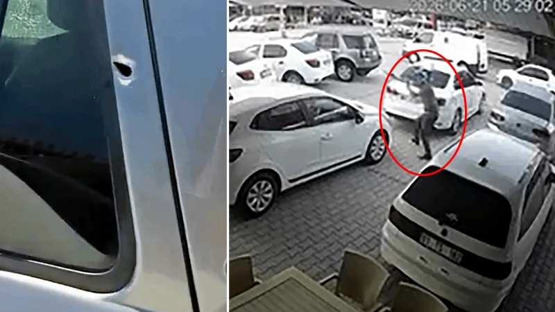 Adana'da oto galericiler sitesine kurşun yağmuru: Çok sayıda araç zarar gördü