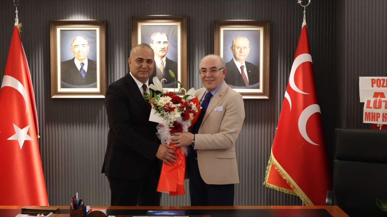 MHP’li Genel Başkan Yardımcısı Mevlüt Karakaya’dan Adana İl Başkanlığı’na 'hayırlı olsun' ziyareti