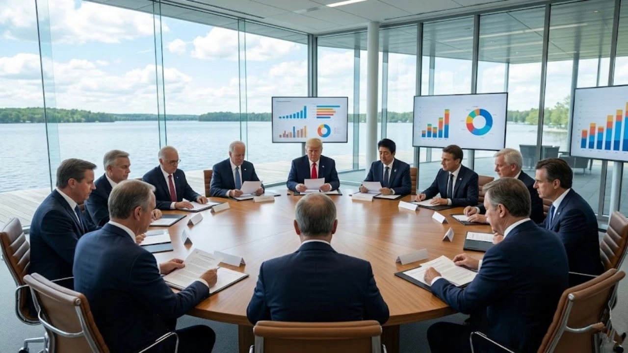 G7 liderleri Trump ve İran mutabakatının detaylarını bekliyor