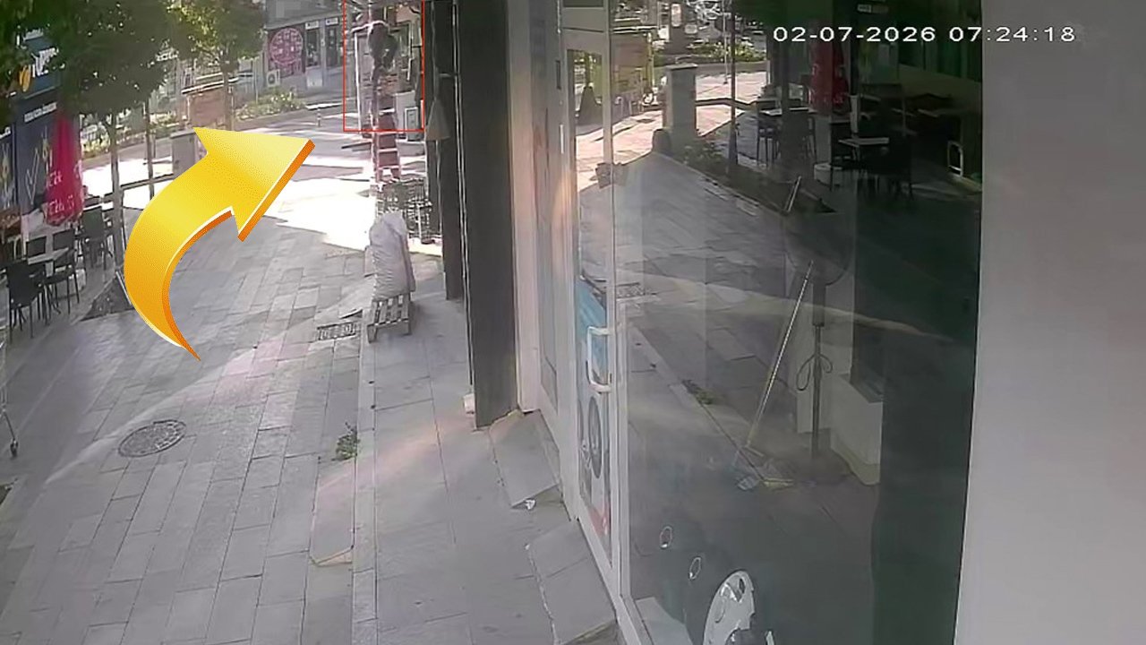 Anahtarını içeride unuttu! İş yerine girmek isterken canından oldu
