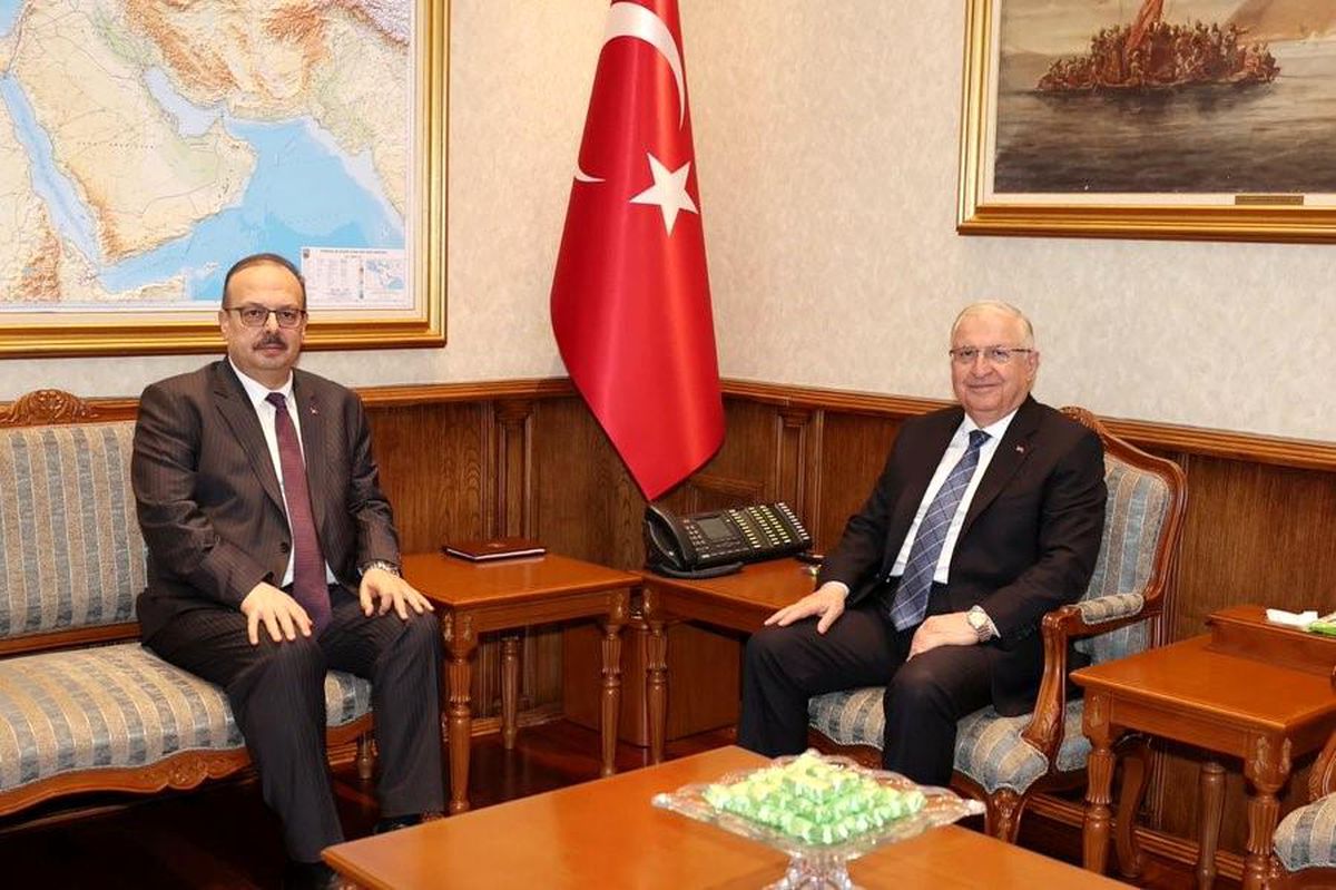 Bakan Güler, Ankara Valisi Canbolat'ı kabul etti
