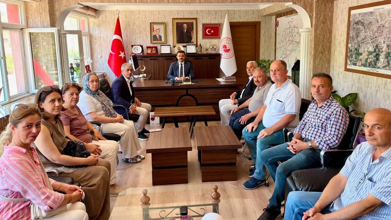 CHP heyetinden Kaymakam Titiz'e hayırlı olsun ziyareti