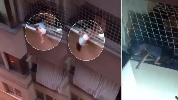 Denizli'de yürekleri ağza getiren kayıt! Çığlık çığlığa çaresizce izlediler