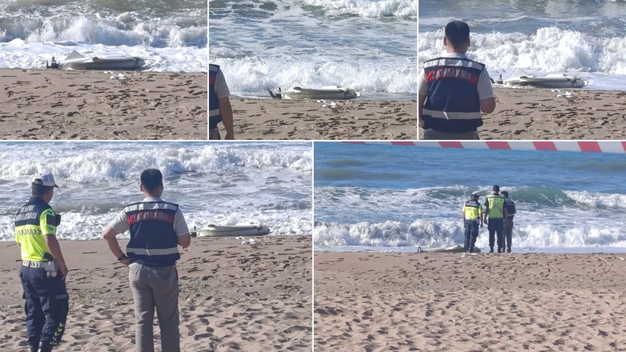 Plajda silahlı İHA tedirginliği
