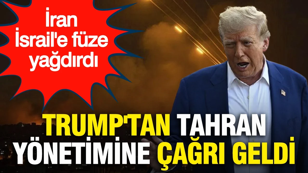 İran İsrail'e füze yağdırdı, Trump'tan Tahran yönetimine çağrı geldi