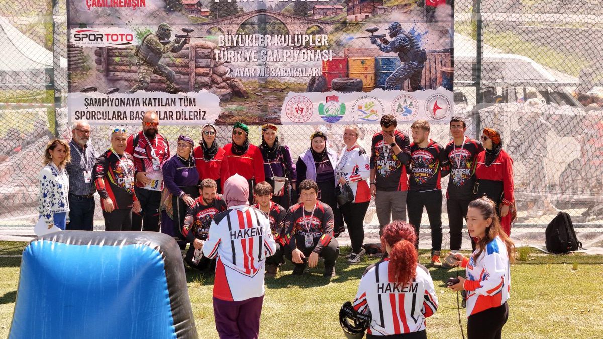 Paintball Türkiye Şampiyonası Ayder Yaylası'nda yağmur altında tamamlandı