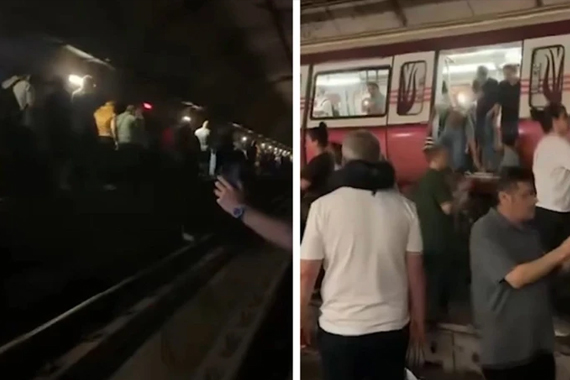 İstanbul'da metro raydan çıktı