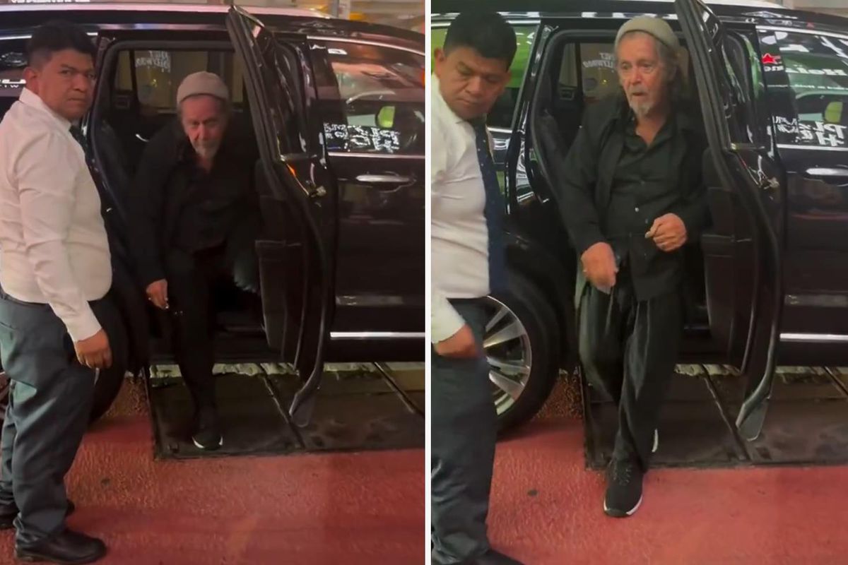 Al Pacino'yu görenler tanıyamadı