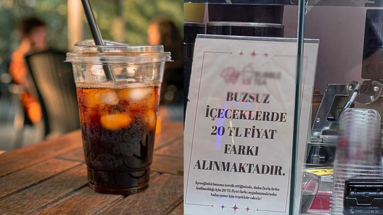 Buzsuz içeceğe 20 TL ek ücret tepkisi: Ticaret Bakanlığı devreye girdi