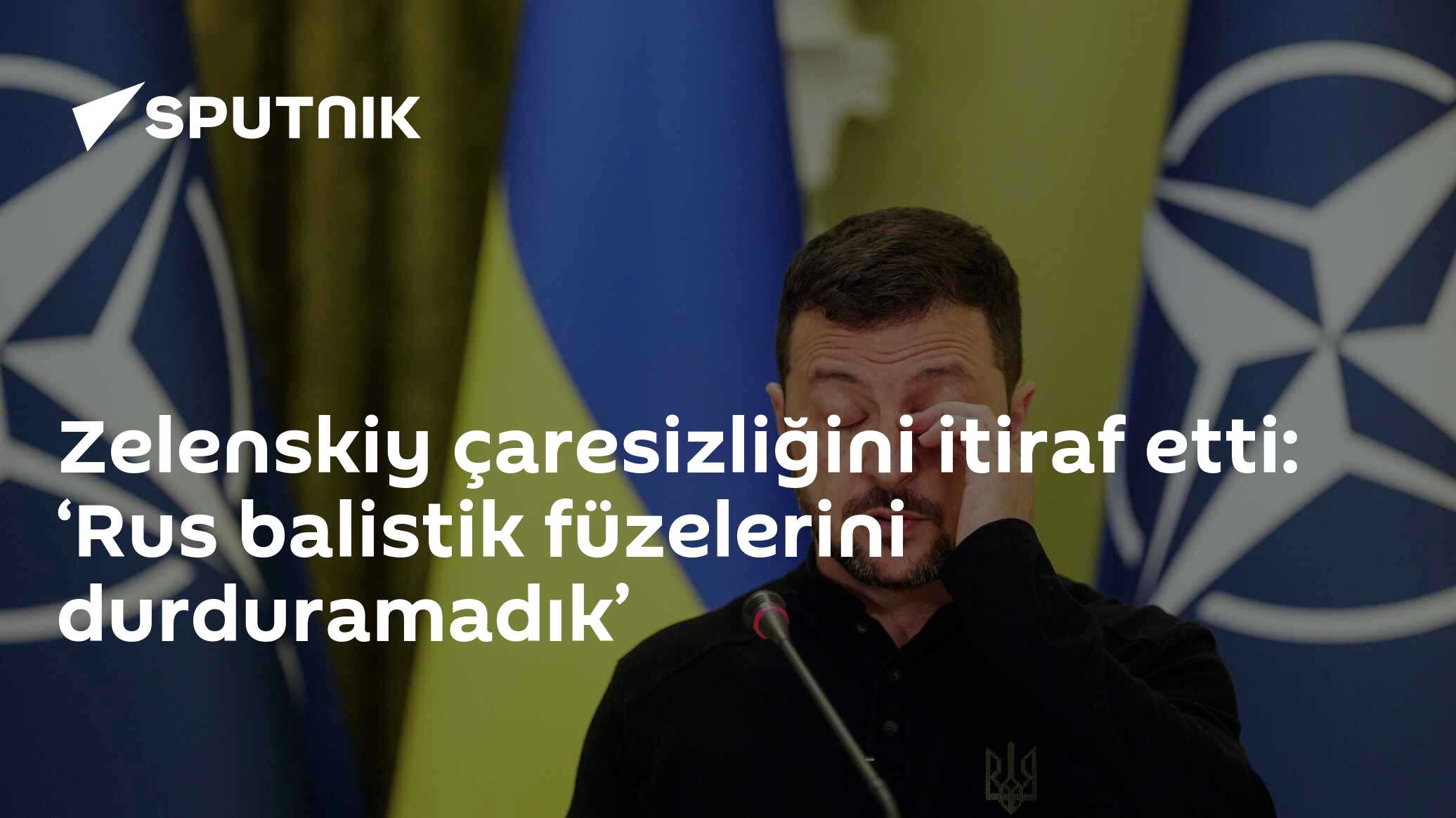 Zelenskiy çaresizliğini itiraf etti: ‘Rus balistik füzelerini durduramadık’