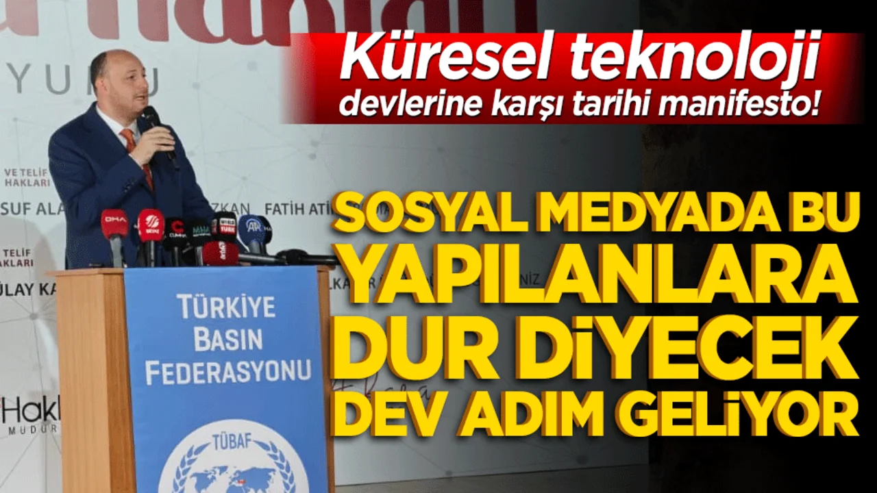 Küresel teknoloji devlerine karşı tarihi manifesto! Sosyal medyada bu yapılanlara dur diyecek dev adım geliyor!