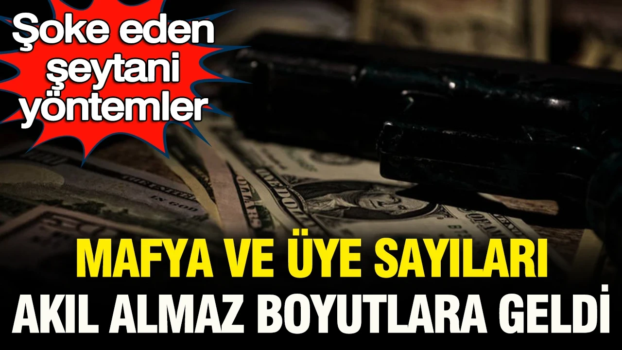 Şeytani yöntemleri şoke etti: Mafya ve üye sayıları akıl almaz rakamlara ulaştı