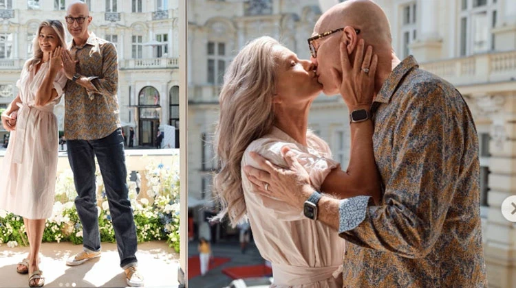 Ayağında sokak terliği, parmağında pırıl pırıl alyans: İtalya'da evlendiler