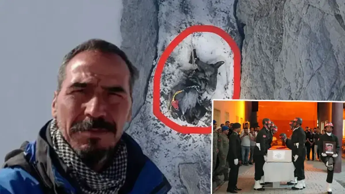 4135 metrede acı son! Emekli astsubay Yüksel Işık için askeri tören düzenlendi