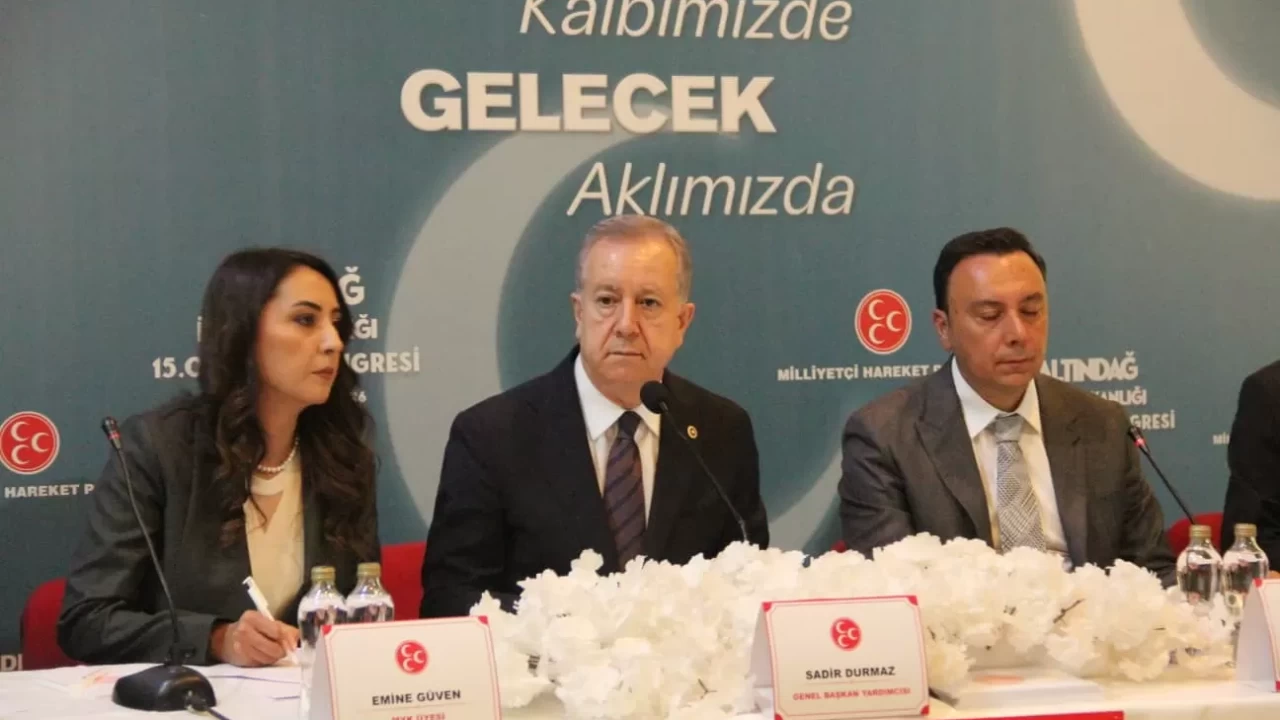 MHP’li Durmaz'dan Altındağ Kongresinde net mesaj: Milliyetçi Hareket Partisi, Türk siyasetinde benzeri olmayan bir mekteptir
