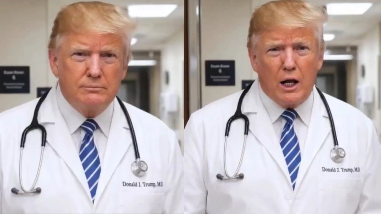Trump 'doktor' oldu, reçete yazdı: 'Diyet kola için!'