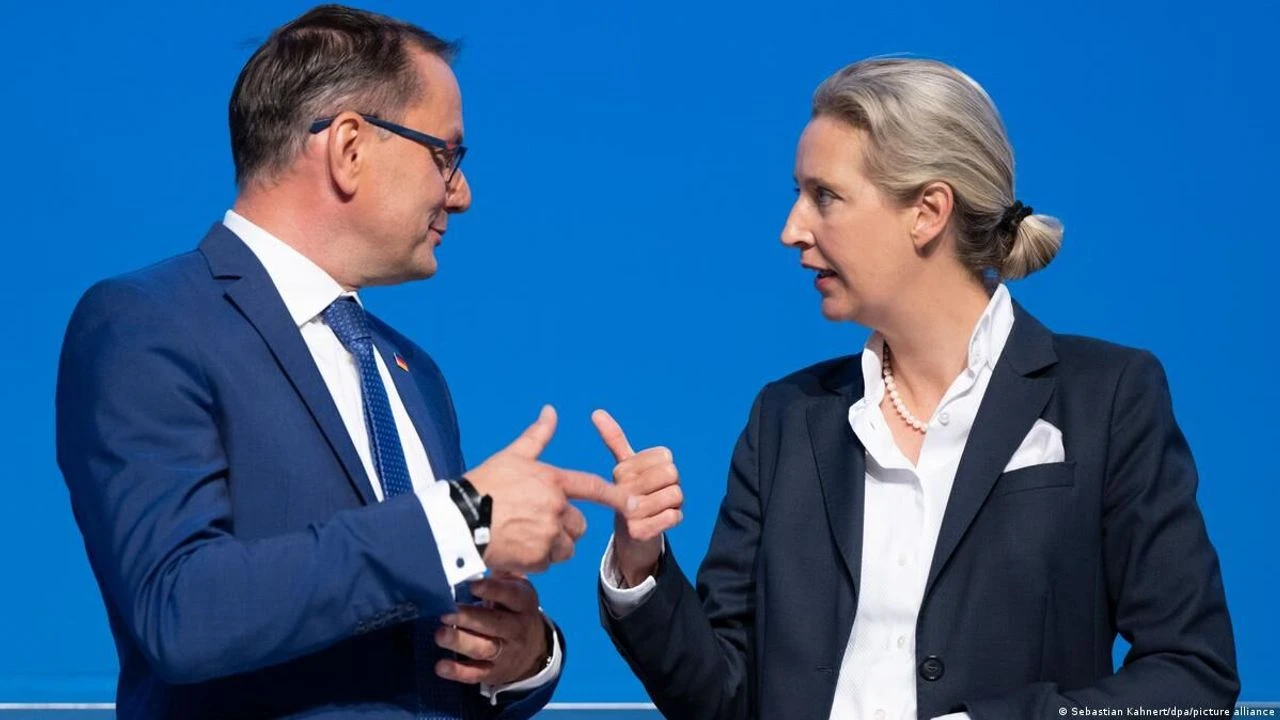 AfD'de değişim yok: Chrupalla ve Weidel yeniden seçildi