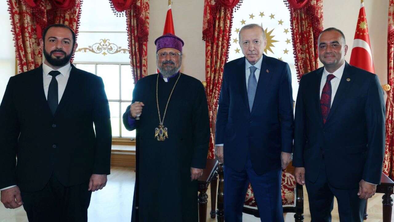 Cumhurbaşkanı Erdoğan, Türkiye Ermenileri Patriği Maşalyan’ı kabul etti
