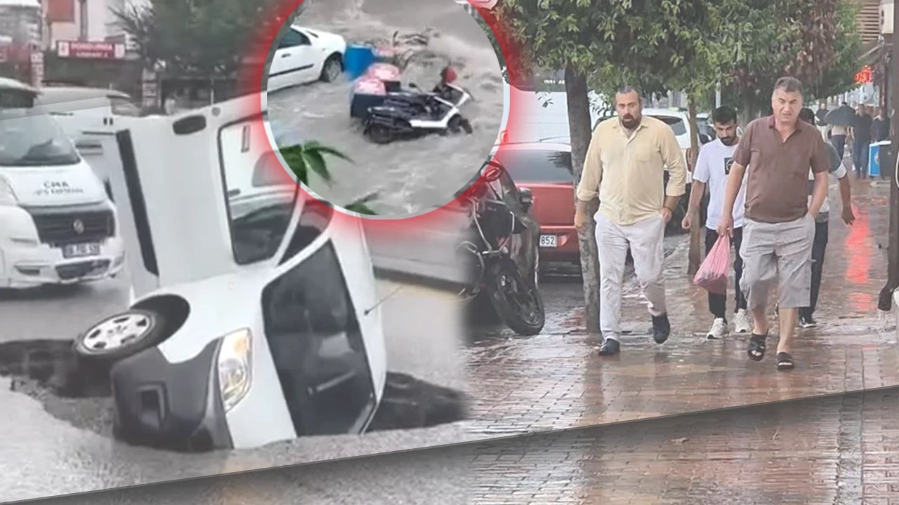 Meteoroloji uyarmıştı! Sağanak üç büyükşehirde hayatı felç etti: Araçlar suya gömüldü, duvar çöktü, yangın çıktı...