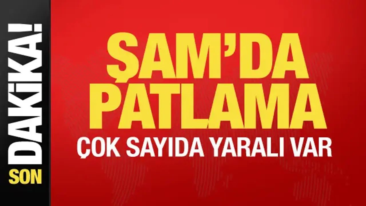 Son dakika... Şam'da bir kafede patlama