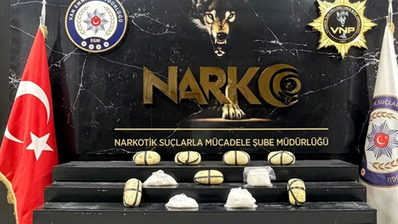 Van’da 10 kilo 260 gram metamfetamin ele geçirildi