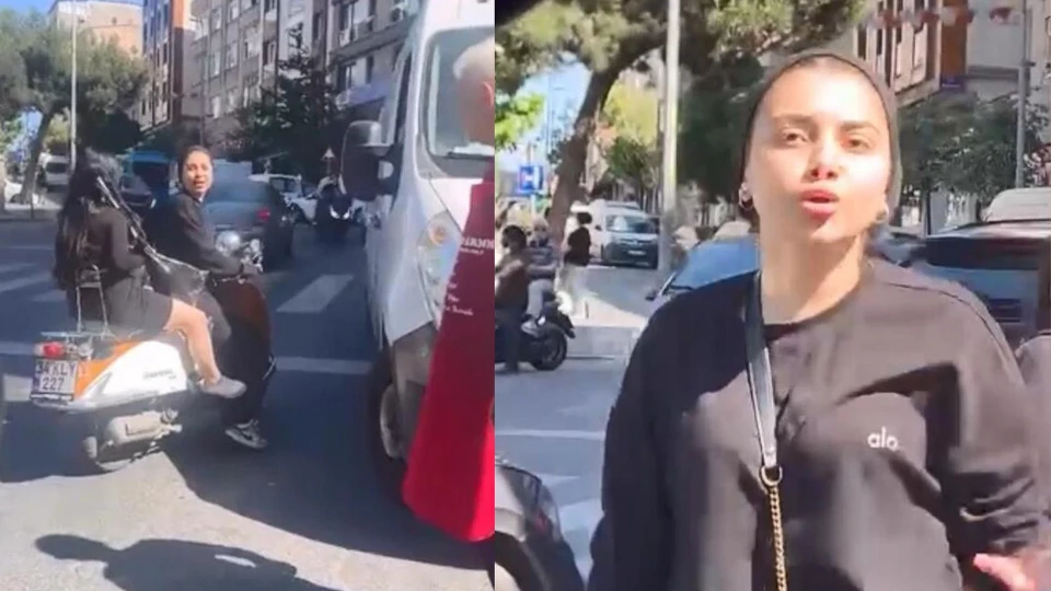 Kağıthane'de trafikte sürücüye saldıran kadın motosikletliye rekor ceza: 185 bin TL kesildi, ehliyetine el konuldu | ASAYİŞ HABERLERİ
