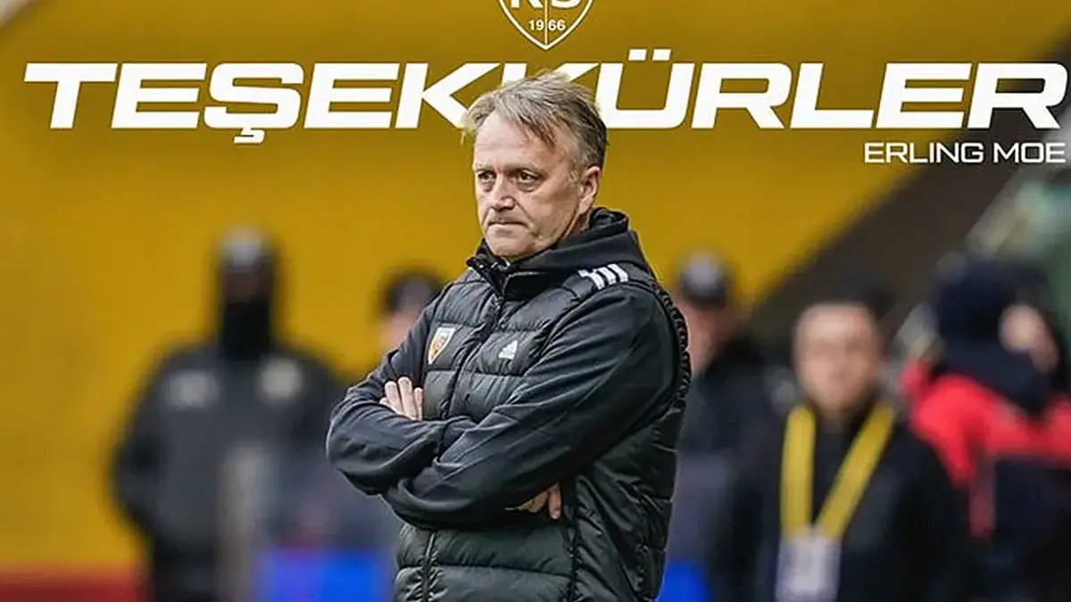 Kayserispor’da Erling Moe dönemi sona erdi