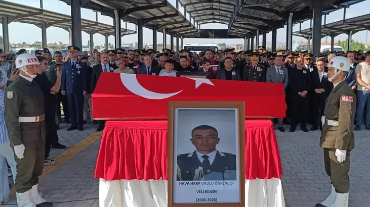 Hava Harp Okulu öğrencisi Veli Bilgin'e veda
