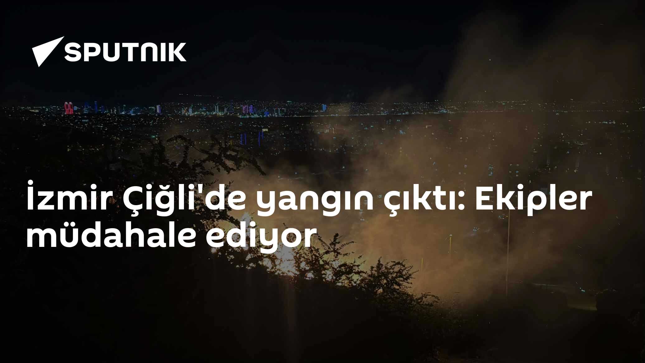 İzmir Çiğli'de yangın çıktı: Ekipler müdahale ediyor