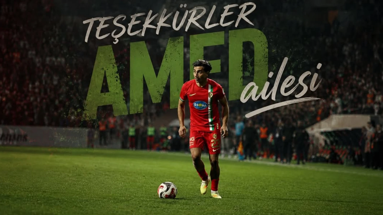 Amedspor'a devre arasında gelen sol bekten veda