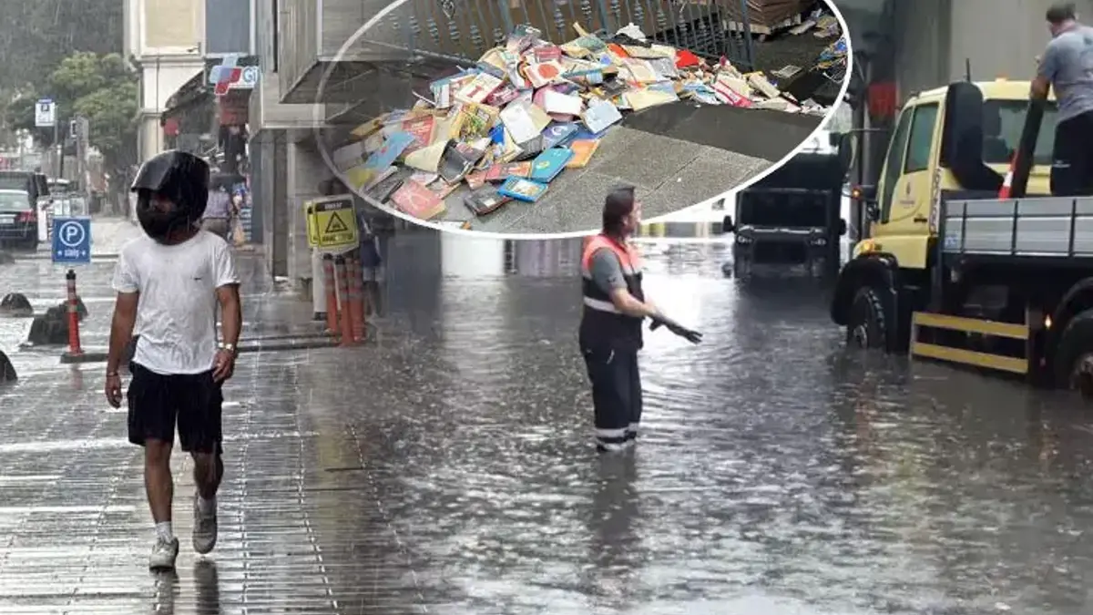 İstanbul’u ‘süper hücre’ kabusu vurdu! Caddeler göle döndü, tarihi çarşıyı su bastı