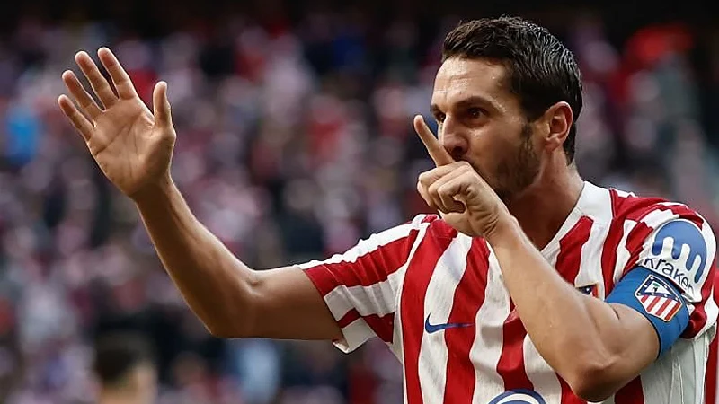 Koke Atletico Madrid'de kaldı